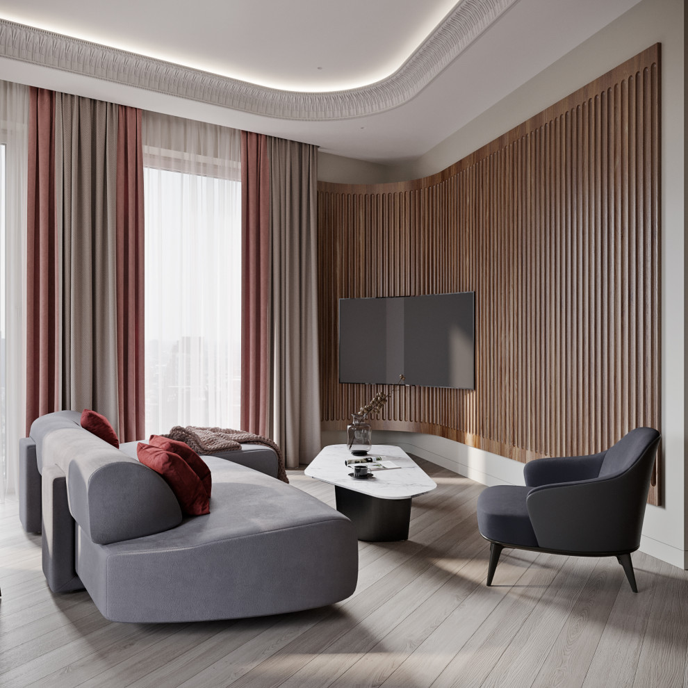 проект интерьера квартиры 150м2 Колков С.С., Камнев М.В. 2020г.