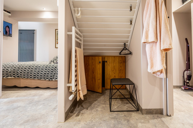 R&eacute;novation compl&egrave;te et optimisation d'espace pour ce 31 m&sup2; moderno-lavanderia