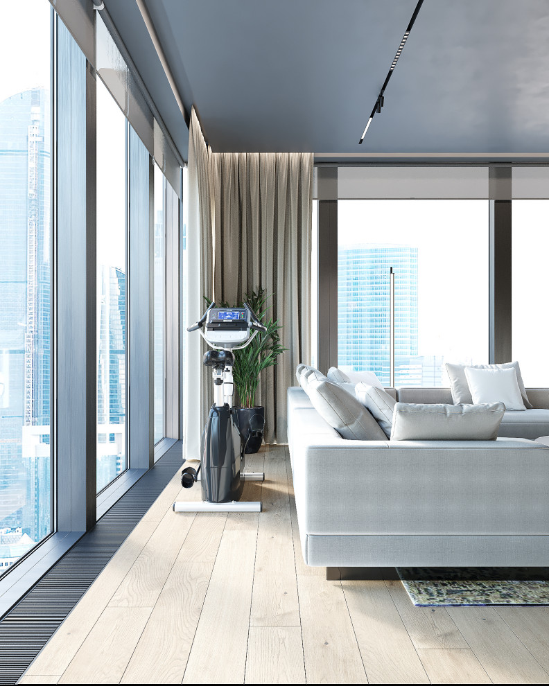 интерьер апартаментов МФК "Neva Towers" 120м2