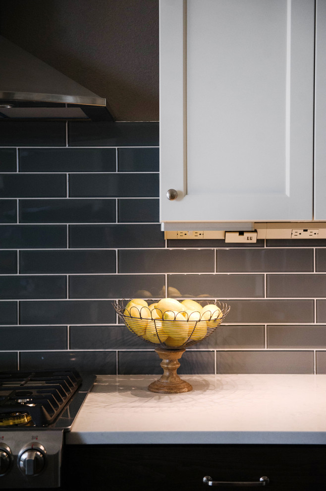 Transitional kitchen photo in Denver