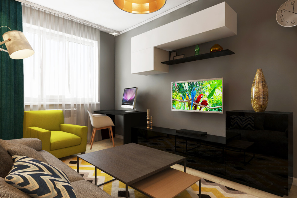 Однокомнатная квартира в скандинавском стиле