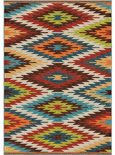 Southwest Rugs: 4 x 5 Heritage Southwestern Rug|Lone Star Western ...