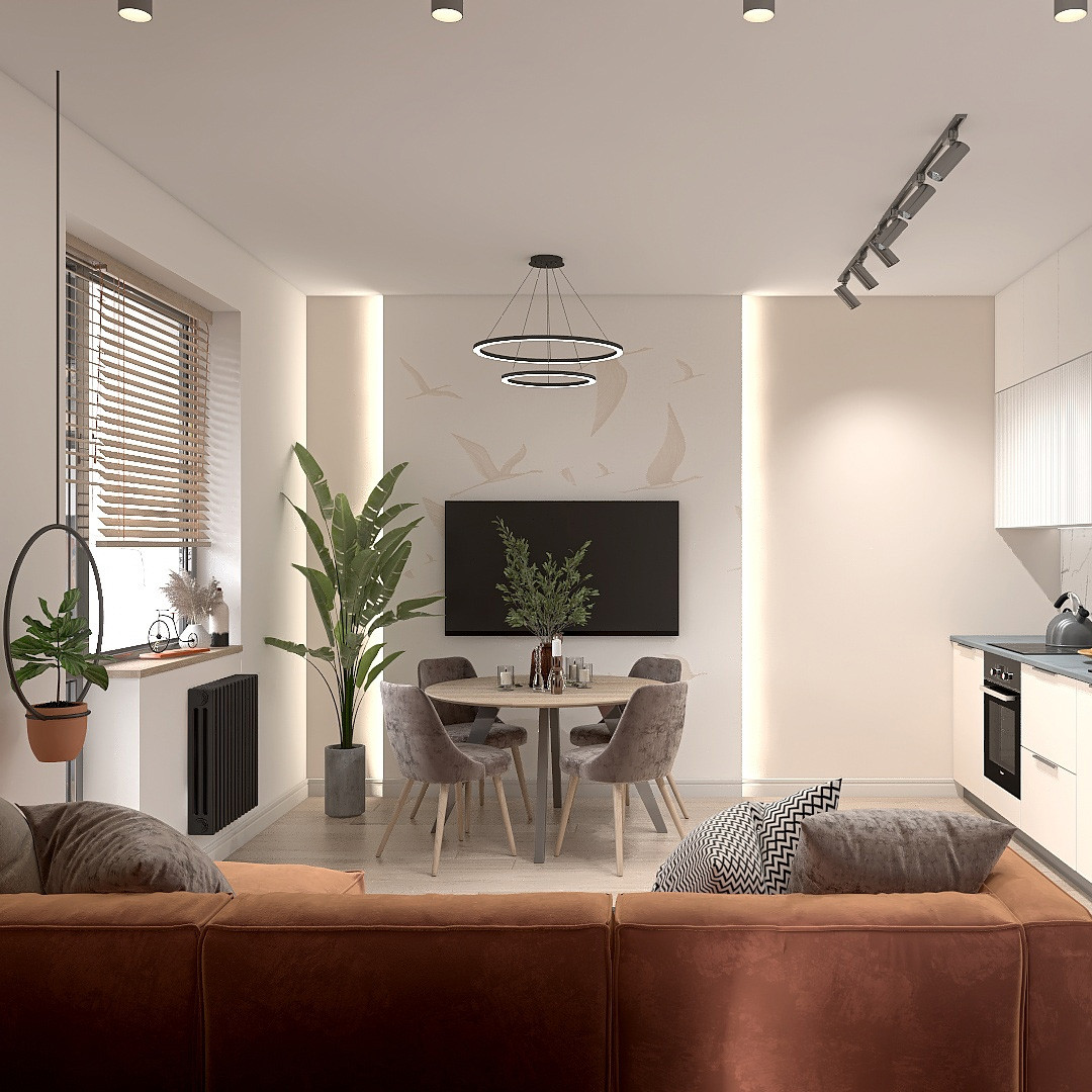 2-х комнатная квартира для пары фрилансеров