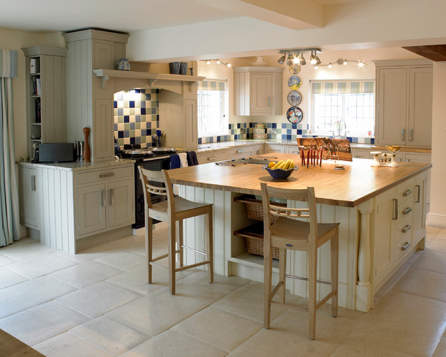 Painted In-Frame Kitchen landstil-koekken