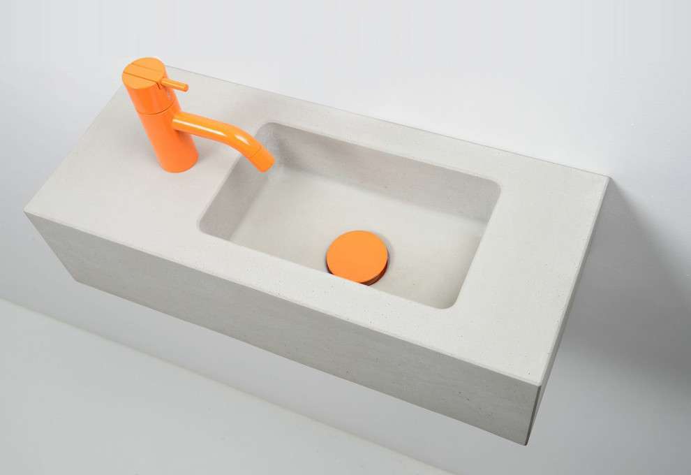 Uitgelezene Fox Concrete Sink Basin - Modern - Bathroom - London - by Kast MX-89