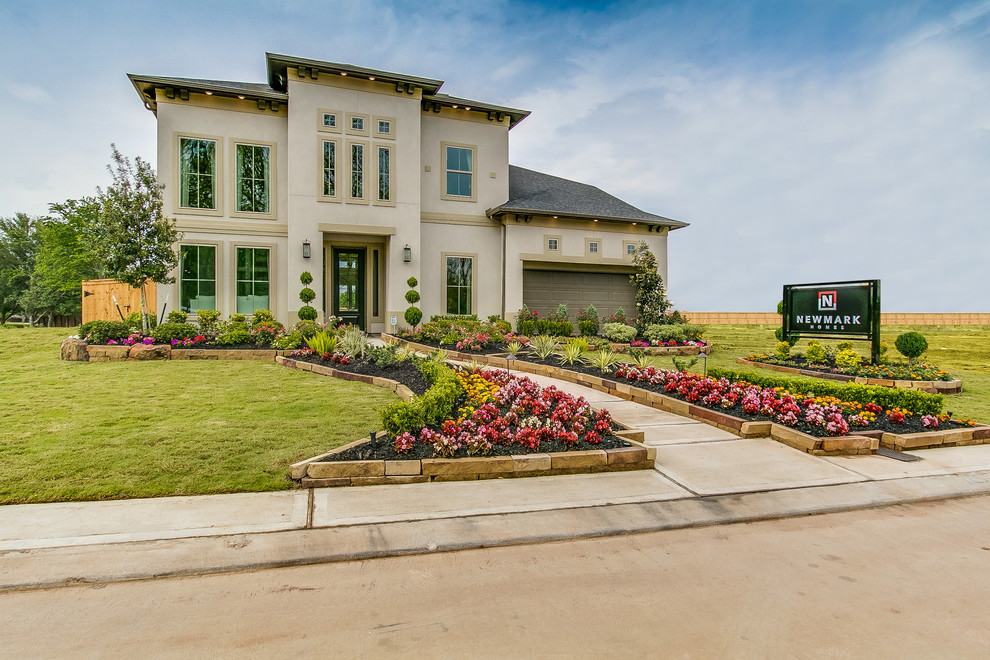 Newmark Homes Elevation Modern Exterior Houston by Newmark Homes