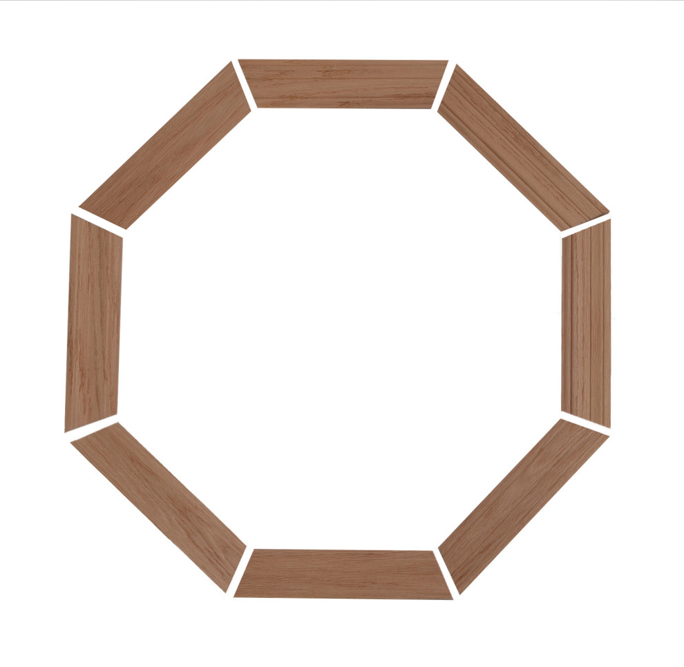 Trim Kit for Poly Stationary Octagon Window, Large Transitional