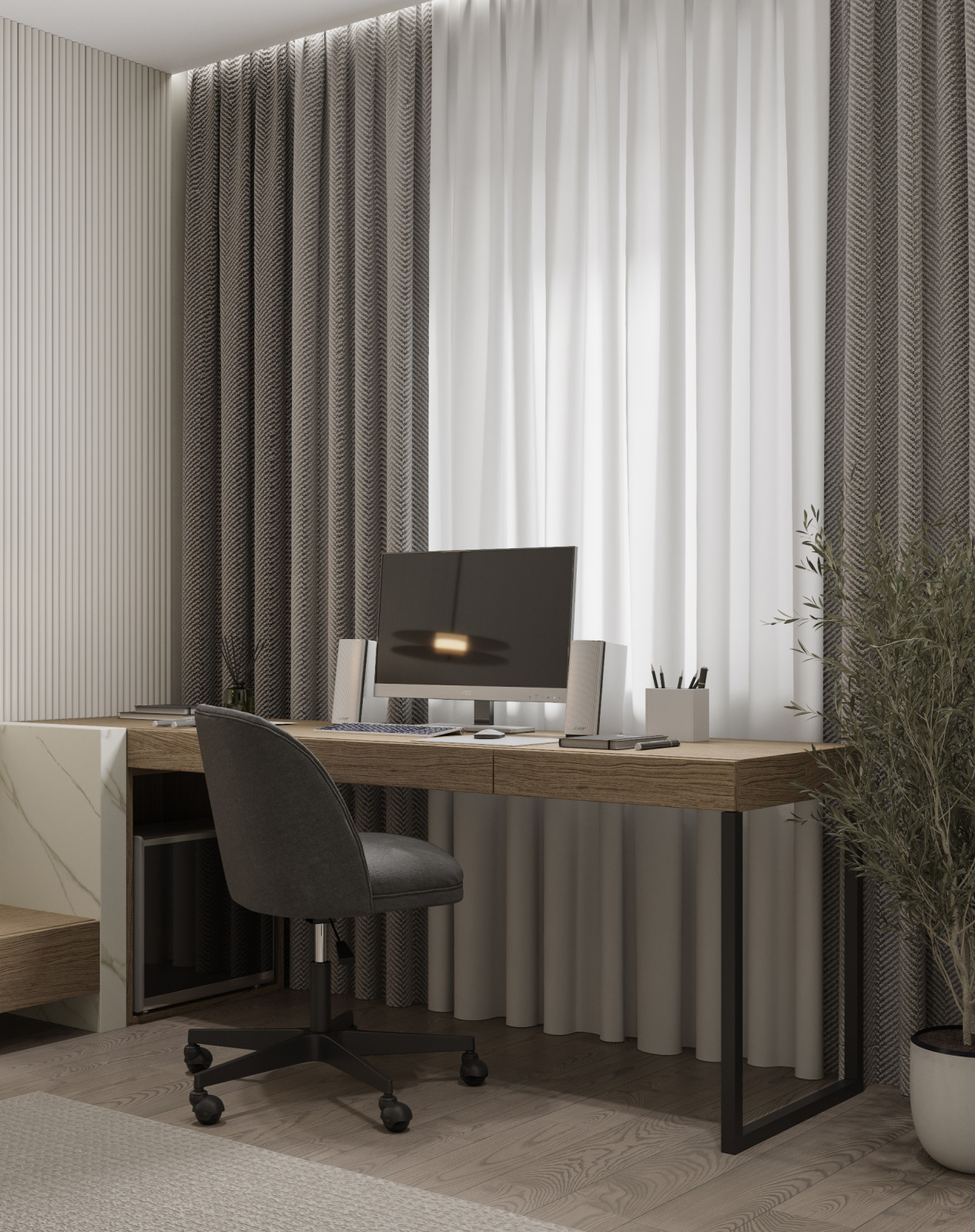 Дизайн квартиры 56м² в Красноярске