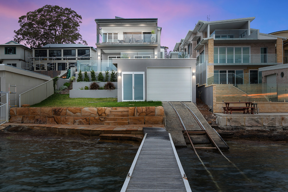 This is an example of a contemporary exterior in Central Coast.