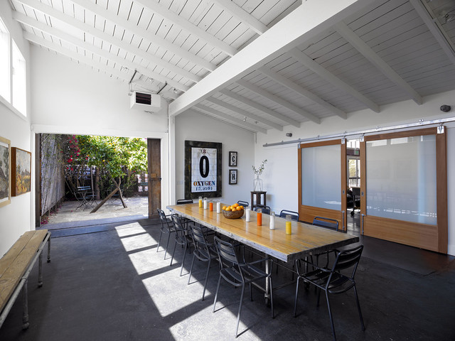 Stable Building industrial-dining-room