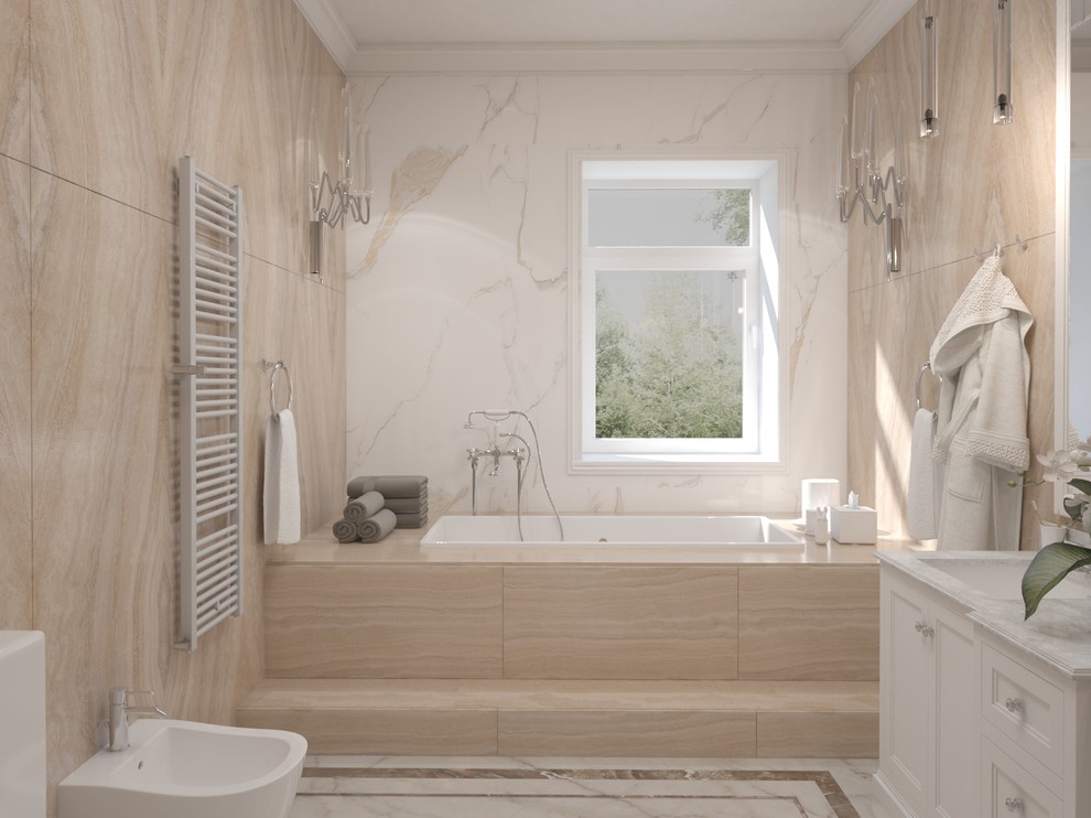 Ванная комната в стиле современная классика