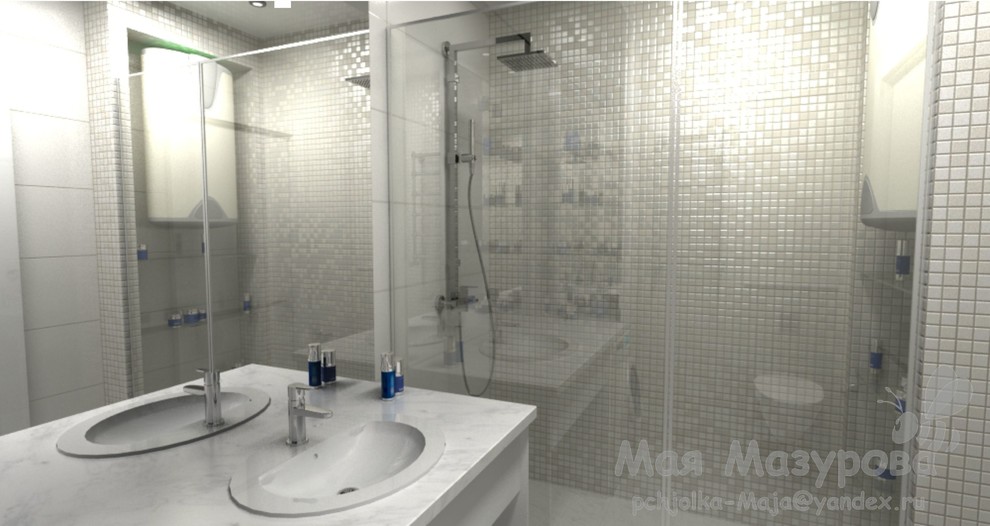 57,6 кв.м. благородной монохромности