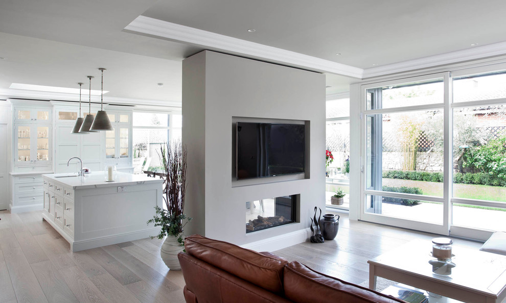 This is an example of a contemporary home design in Dublin.