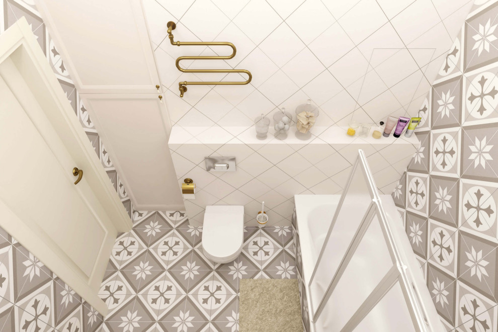 Двухкомнатная квартира 61м2 в ЖК "Соколиный форт" в стиле неоклассика