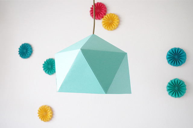 DIY : Fabriquez vous-même un abat-jour en origami