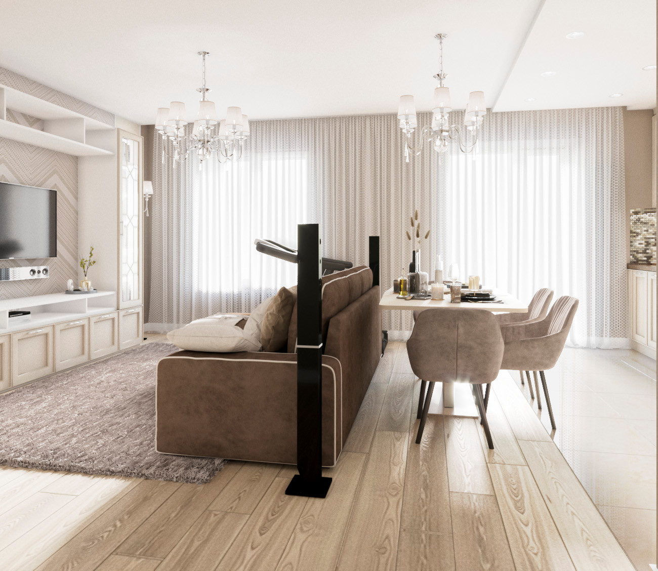 Четырехкомнатная квартира