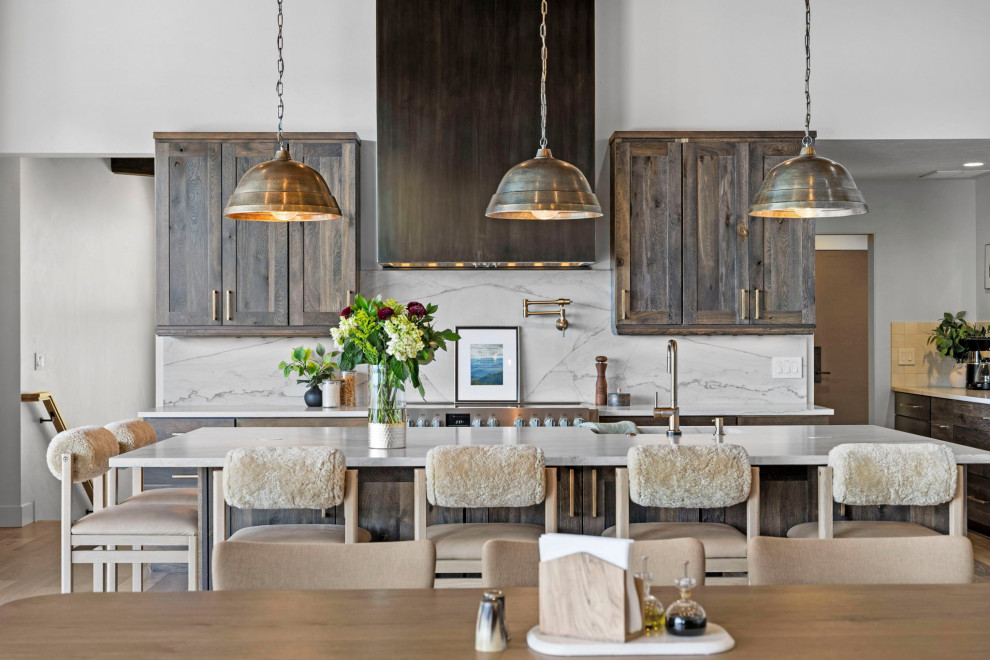 Elevated Mountain Retreat: McCall Cabin Design - Rustic - Kitchen ...