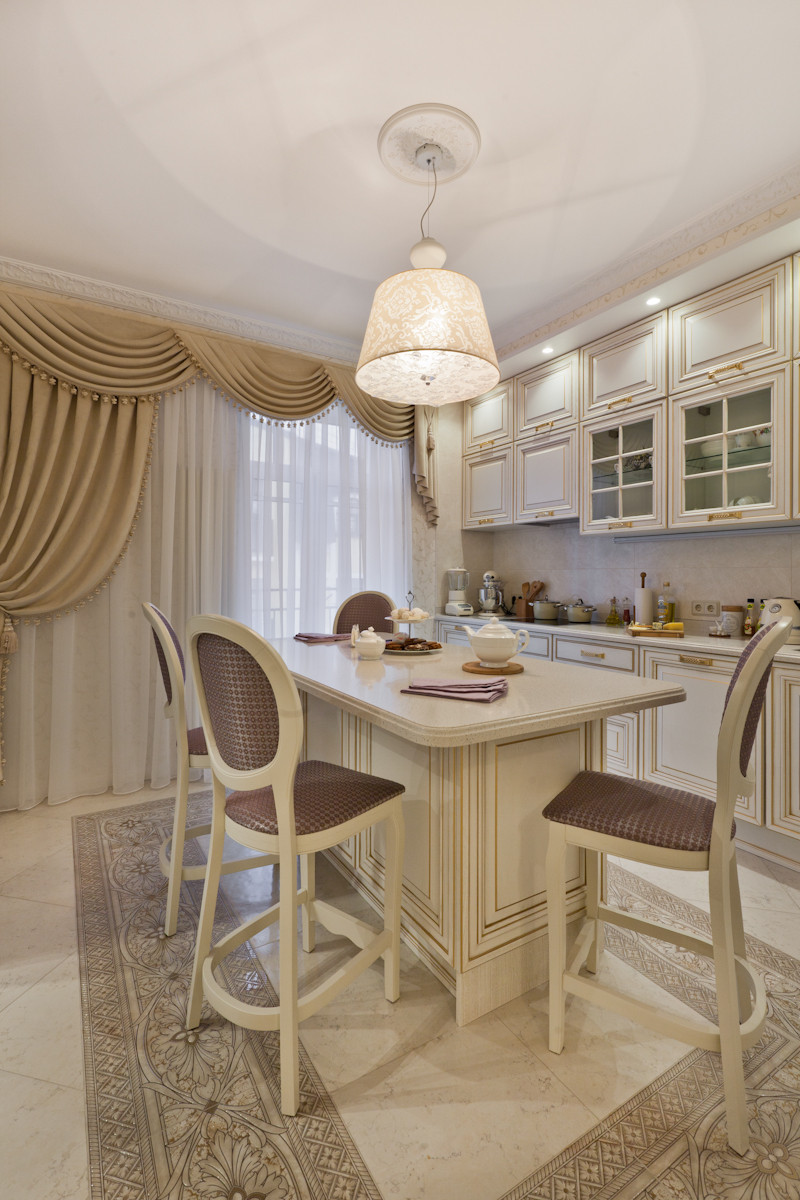 Ар-деко и лавандовое настроение на 130 кв.м.