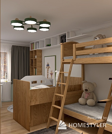 Комната для 5 детей в 5-этажке