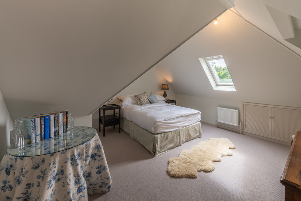 Traditional bedroom in Surrey.