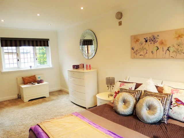 Home Staging of a Scottish Town House modern-bedroom
