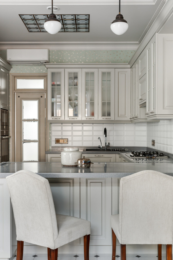 Интерьер дуплекса в поселке Бристоль Московская область. Правое крыло