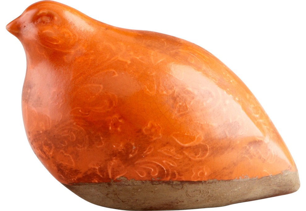 Partridge I Sculpture, Orange