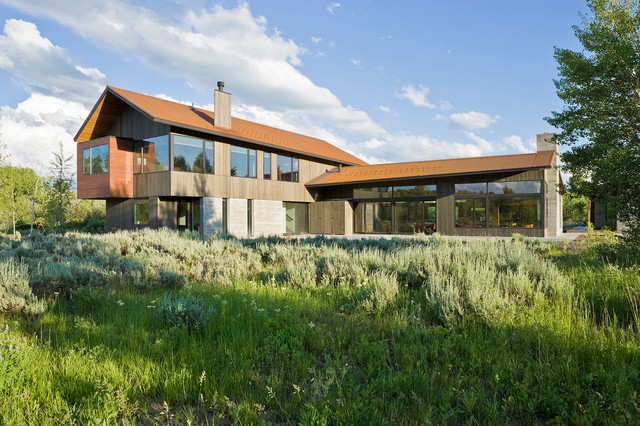 John Dodge Residence contemporain-facade