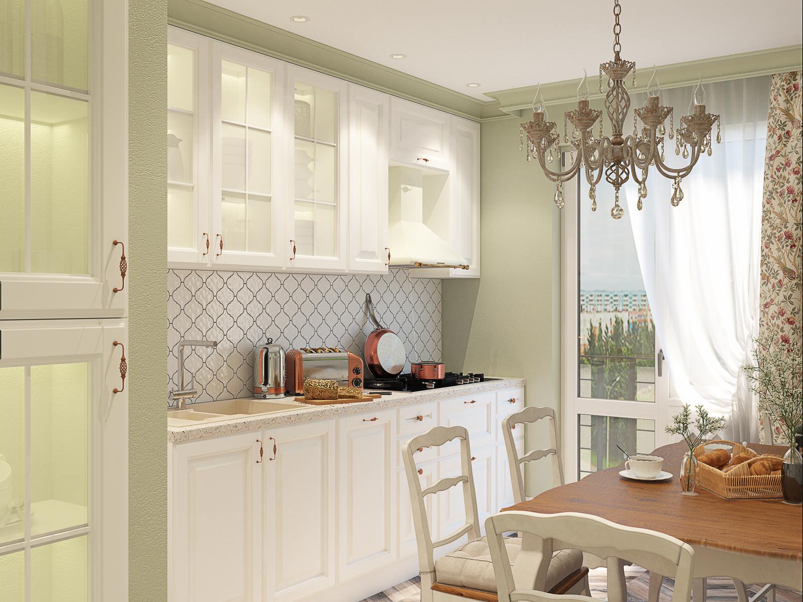Дизайн кухни в стиле прованс