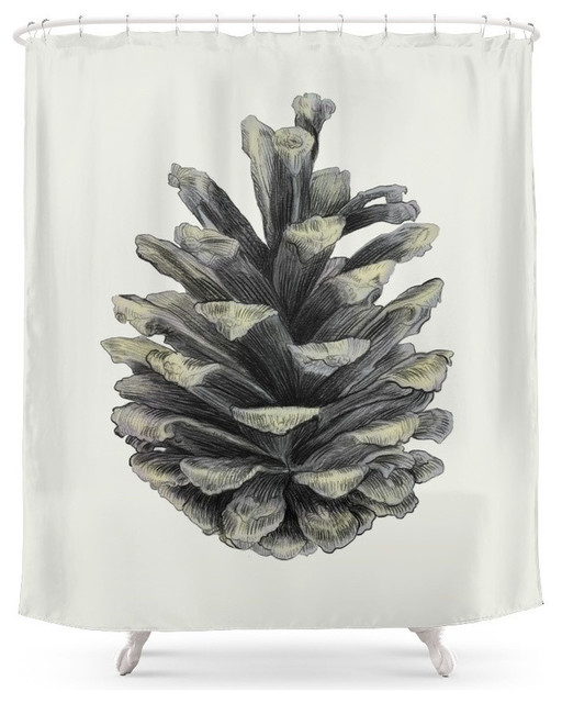 Pine Cone Shower Curtain Rustic Shower Curtains By Society6