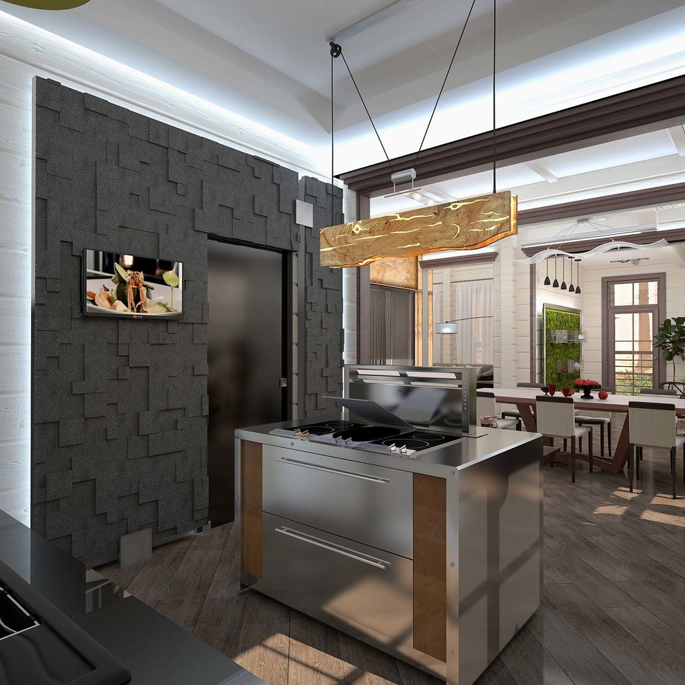 Дизайн интерьера деревянного дома 394 кв.м.