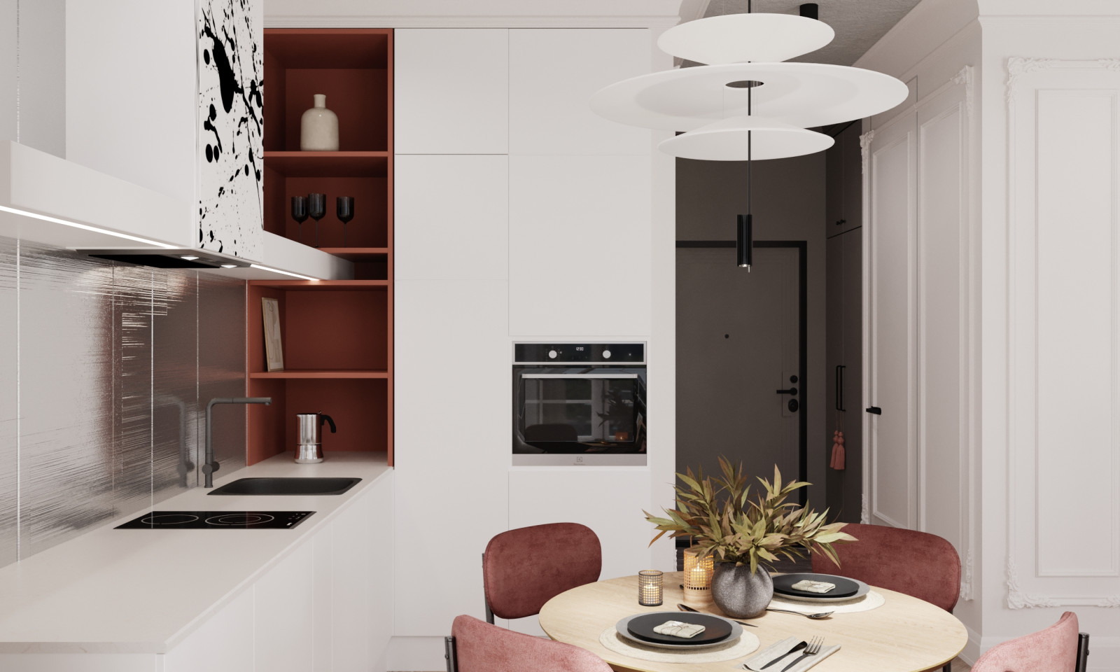 Квартира в стиле неоклассицизм