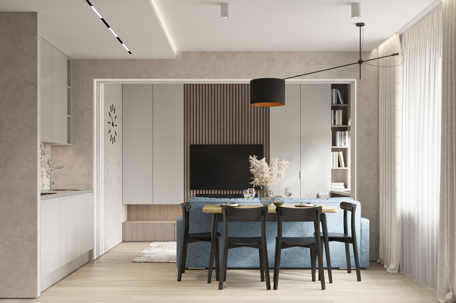 Кухня -гостиная