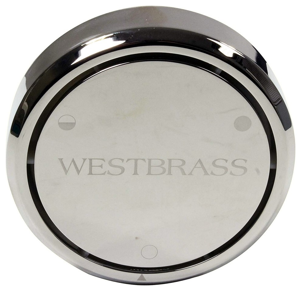 Universal Deep Soak Round Replacement 2Hole Bath Overflow Cover