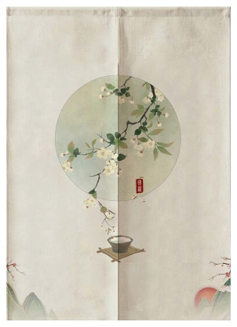 Chinese Style Door Curtain Noren Curtain Room Door Curtain