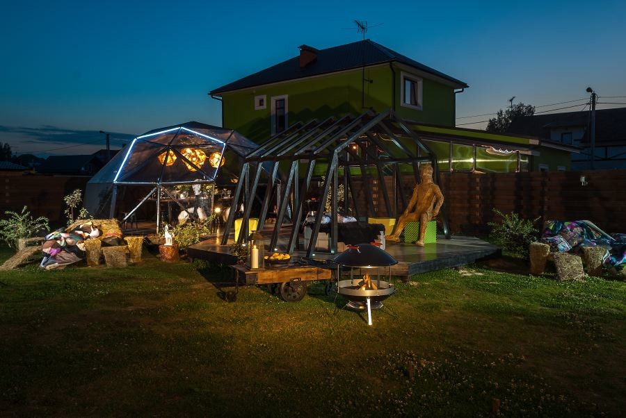 Первый канал "Фазенда" - Садовая беседка