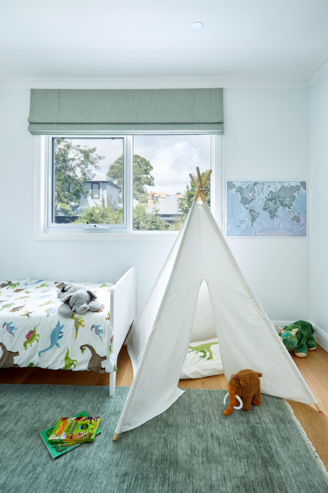 Design ideas for a contemporary kids' room in Sydney.