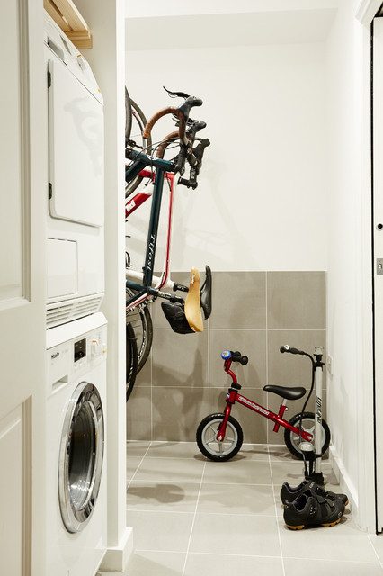 12. Bikes contemporary-utility-room