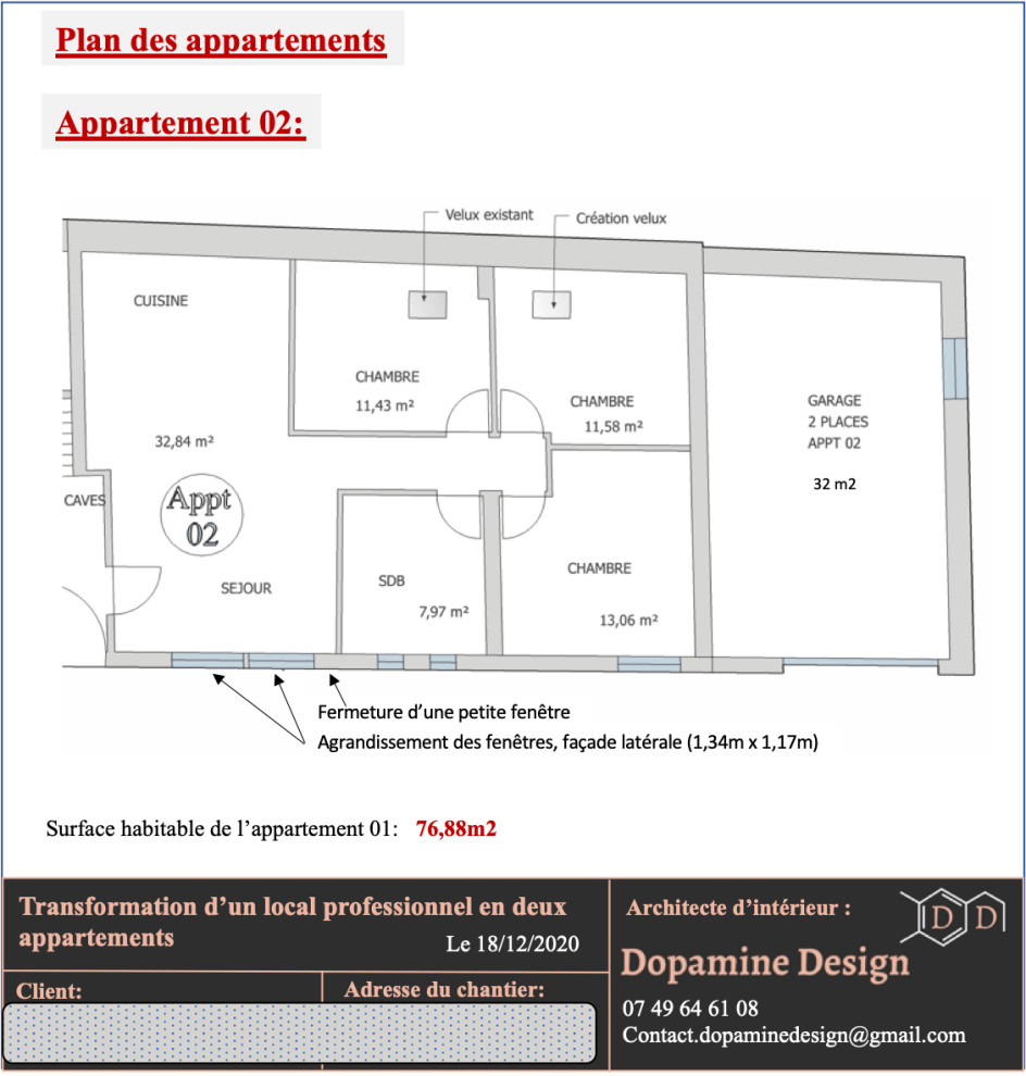 Changement de destination d'un local commercial