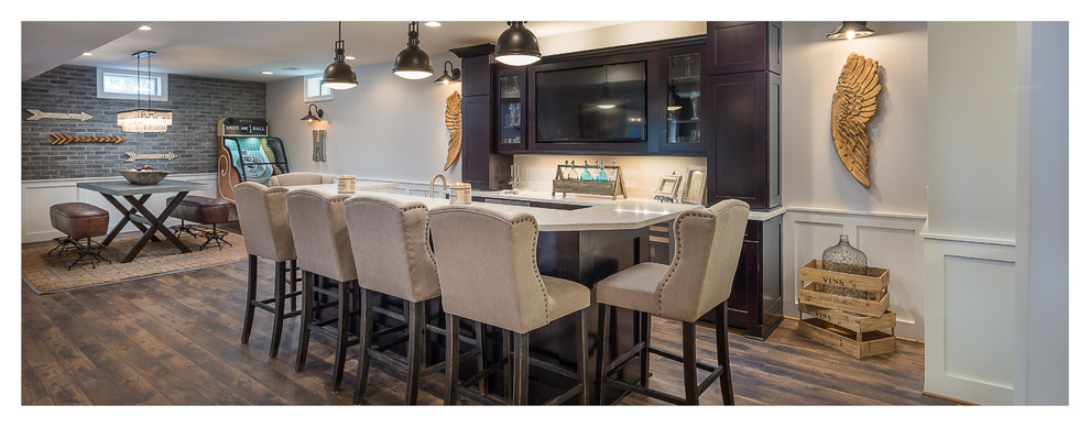 Inspiration for a rustic home design remodel in DC Metro