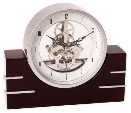 Bey-berk Stainless Steel Pocket Watch & Thermometer in Gray