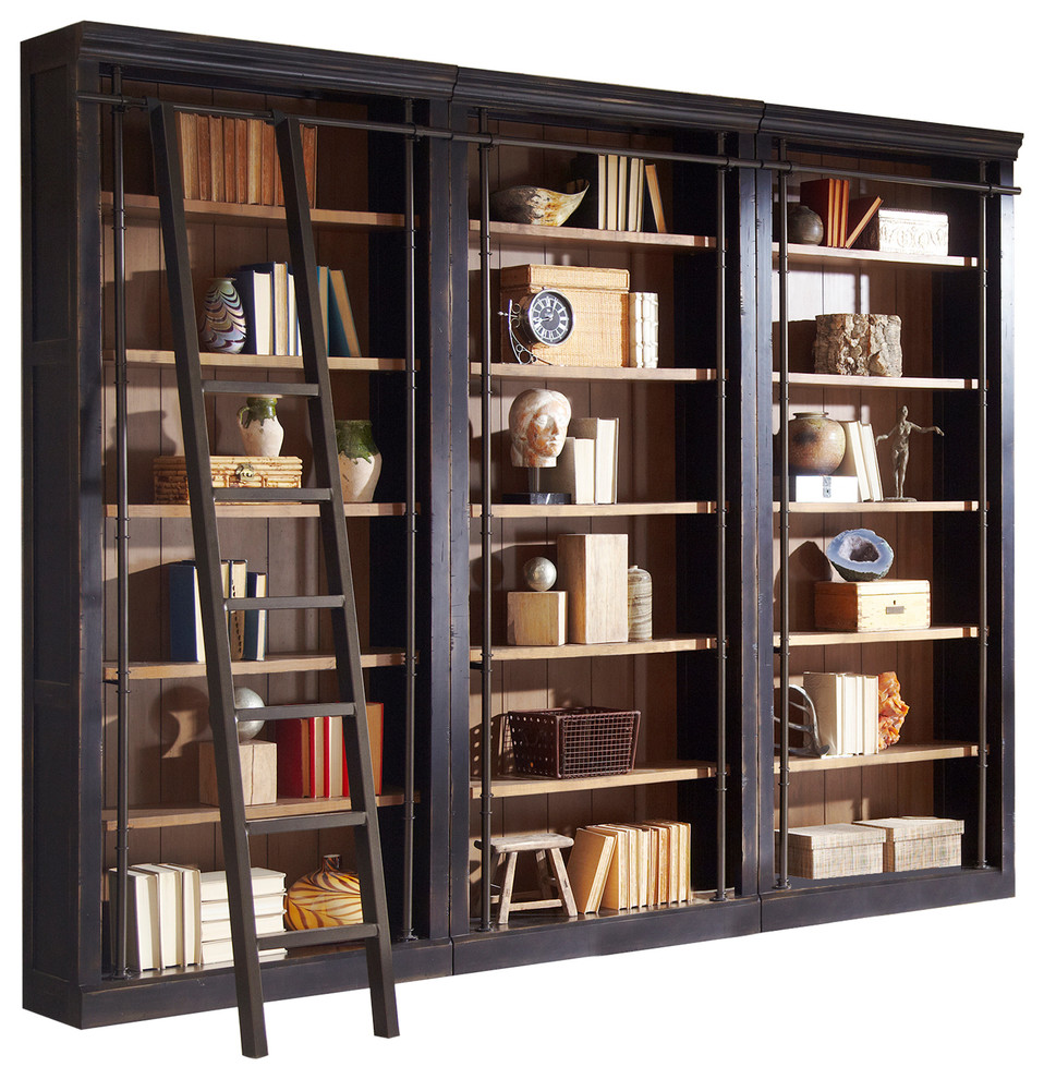 Martin Furniture Toulouse 3 Bookcase Wall Transitional