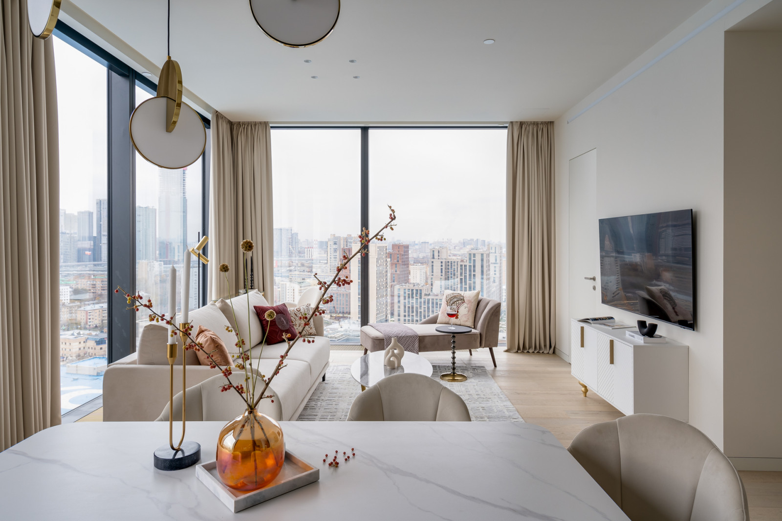 Хоумстейджинг апартаментов для долгосрочной аренды в Capital Towers