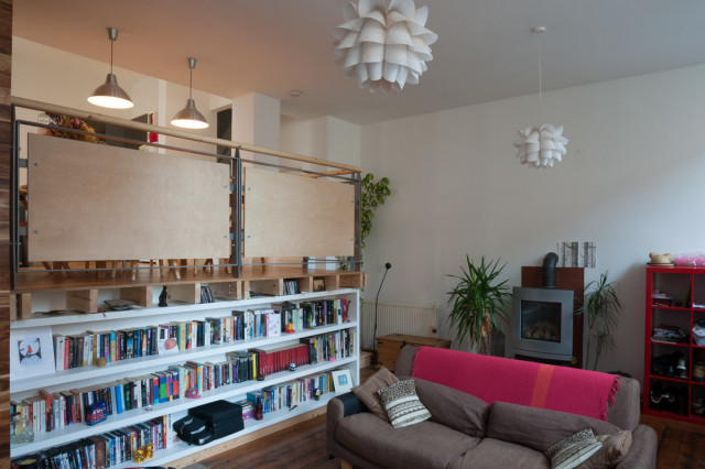Leith flat conversion modern-wohnbereich