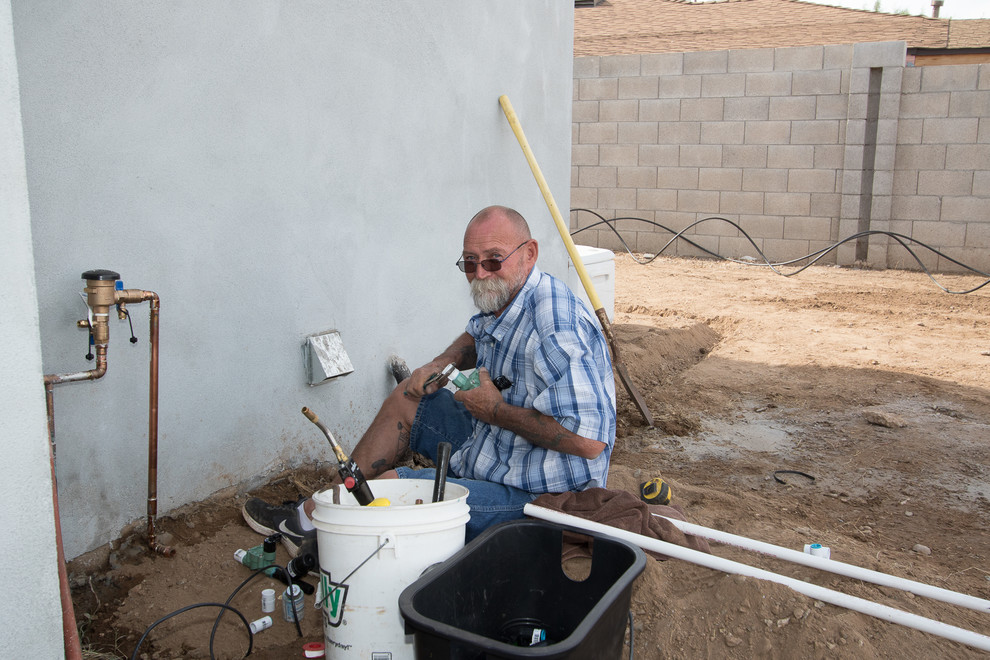 Example of a minimalist home design design in Phoenix