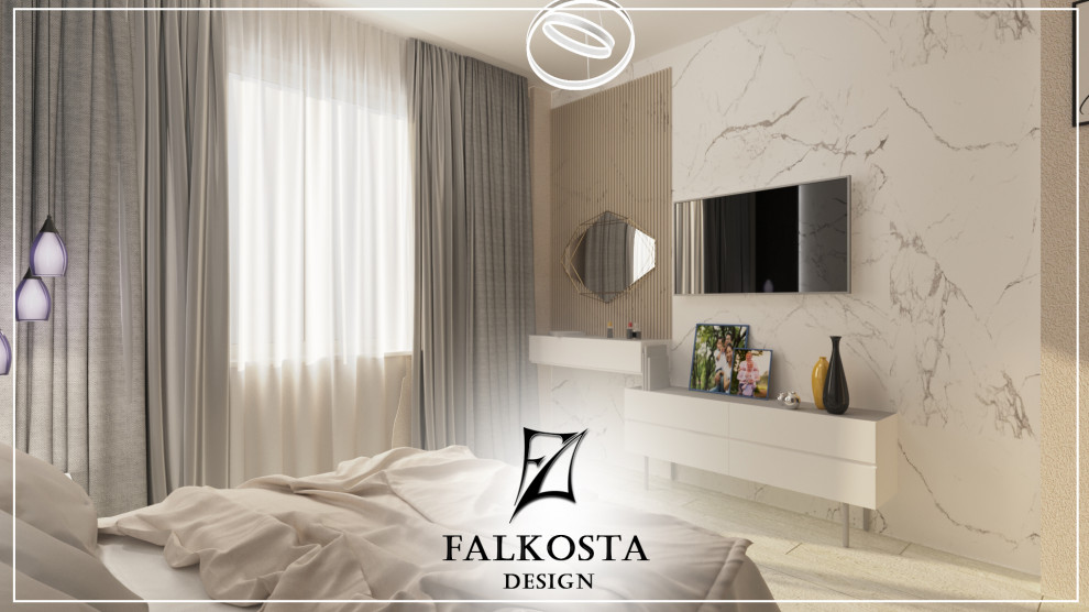 Дизайн интерьера в Нур-Султане. Стильная квартира от Falkosta