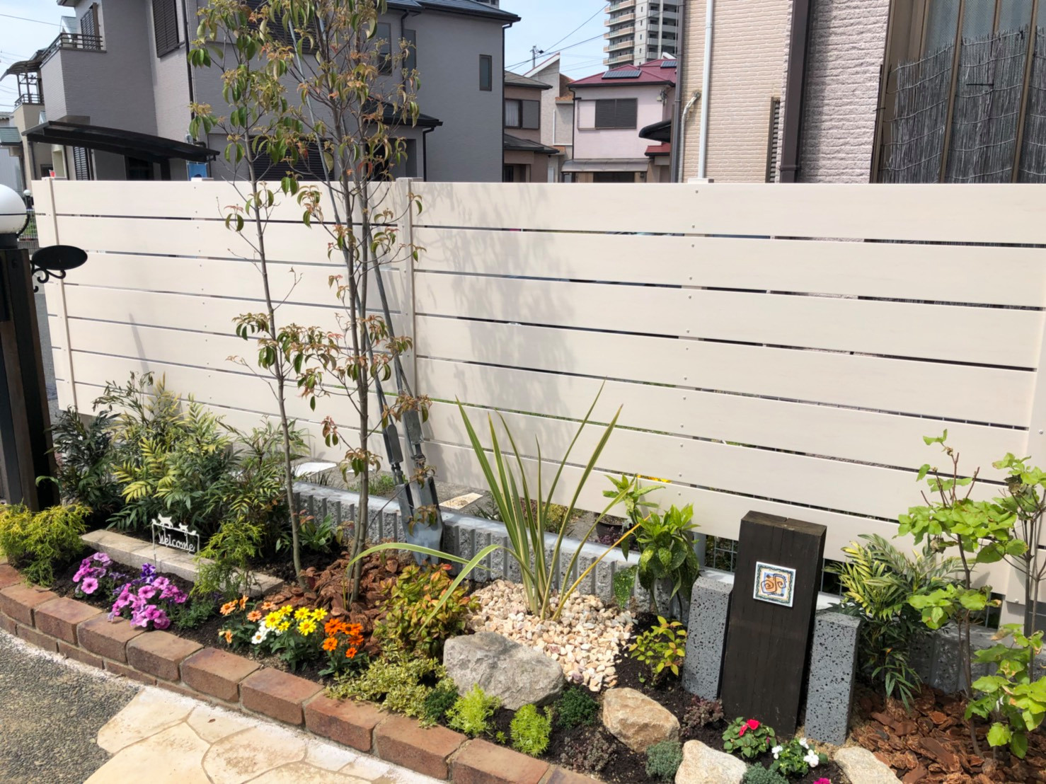 花壇リノベーション