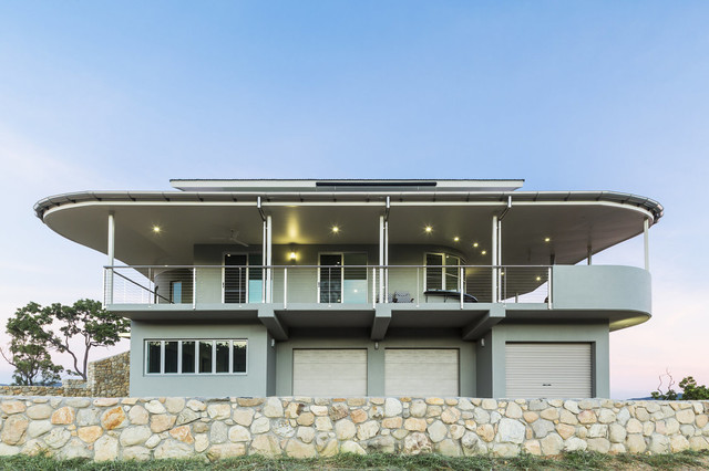 Walsh River House industriell-fasad