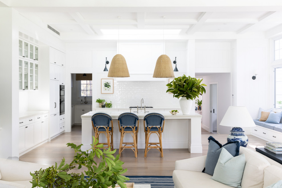 Inspiration for a beach style kitchen in Sydney.