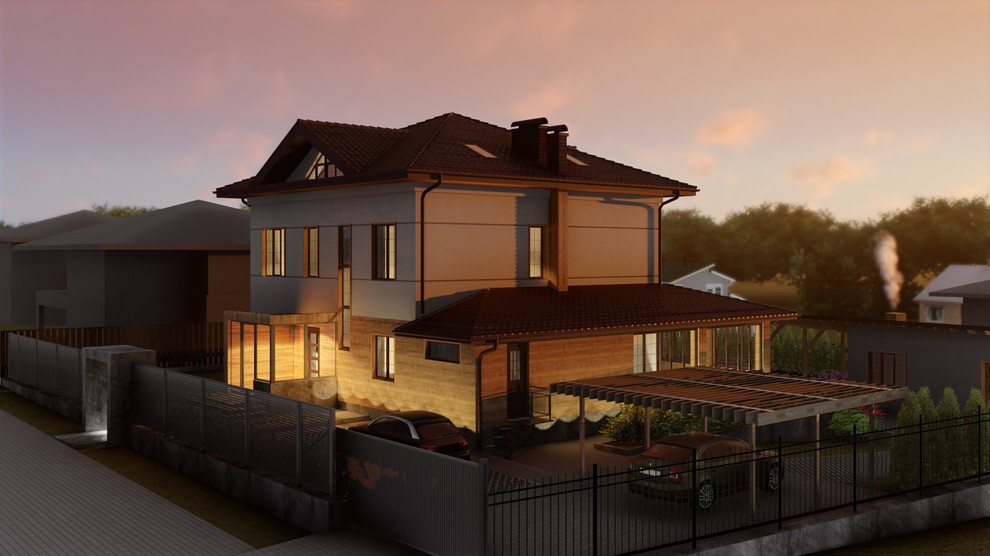 Полный проект частного дома в пос. Новый, Калининградская обл.